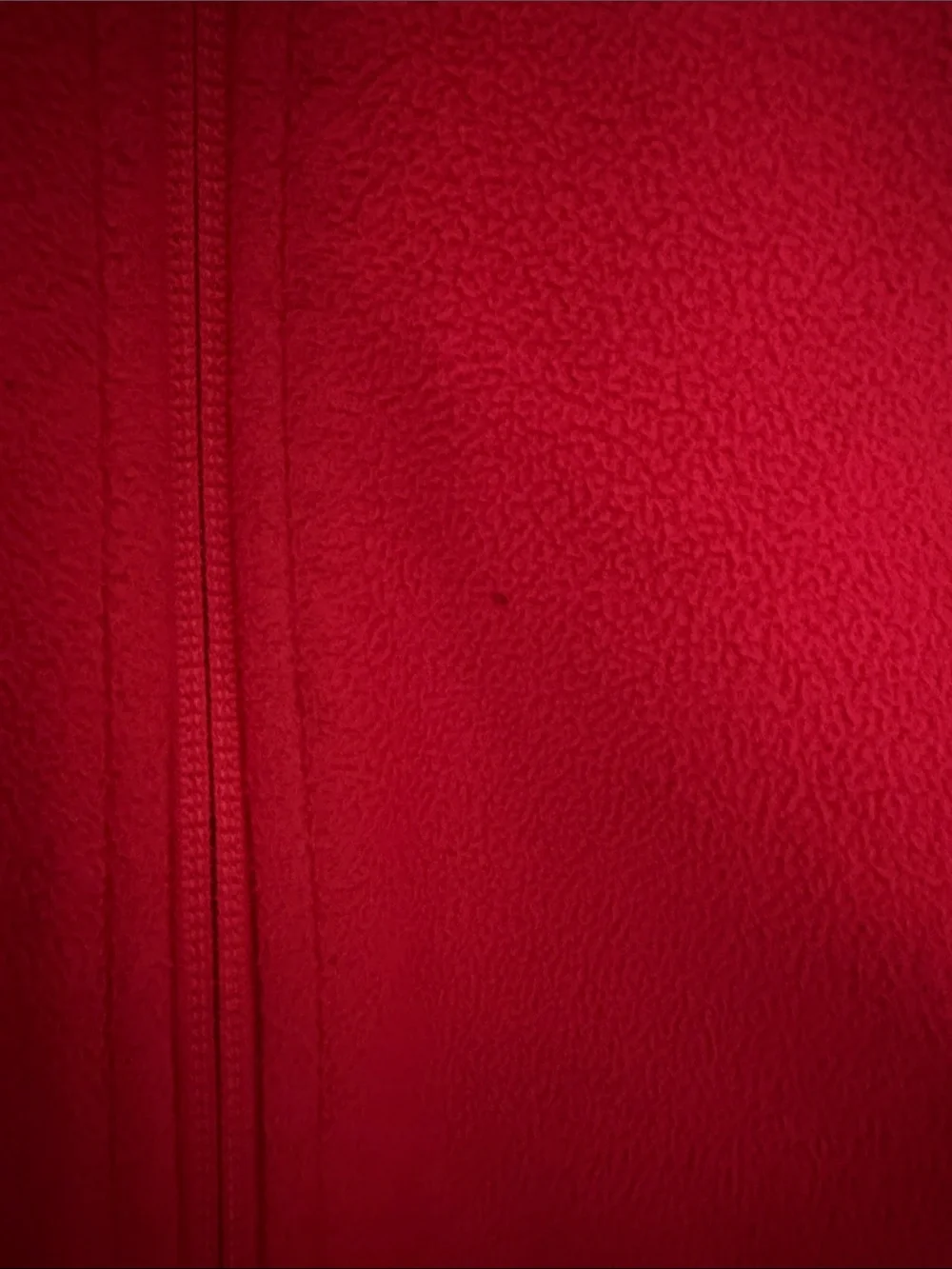 The North Face Red Full-Zip Fleece Jacket Medium
